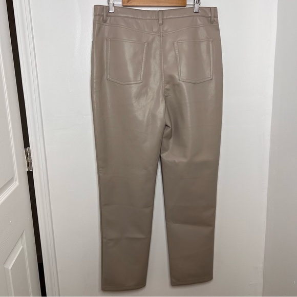 ARITZIA Wilfred Beige Melina Vegan Leather Pants - Picture 5 of 8